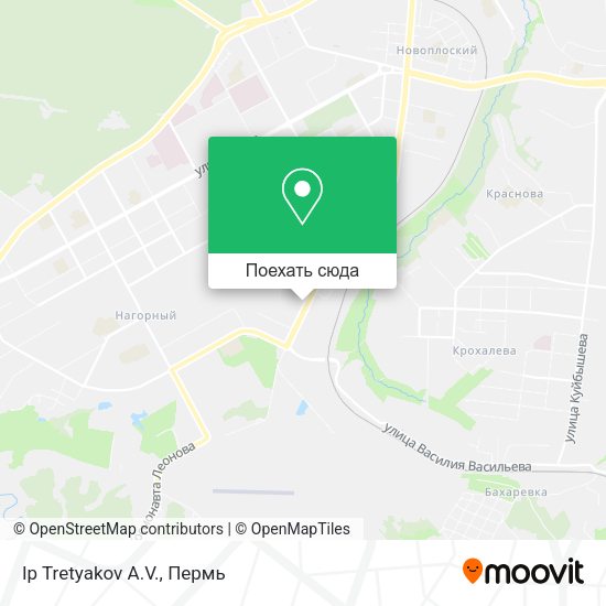 Карта Ip Tretyakov A.V.