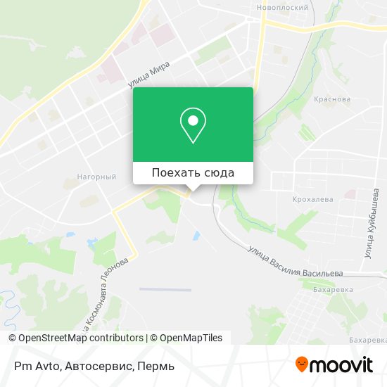 Карта Pm Avto, Автосервис