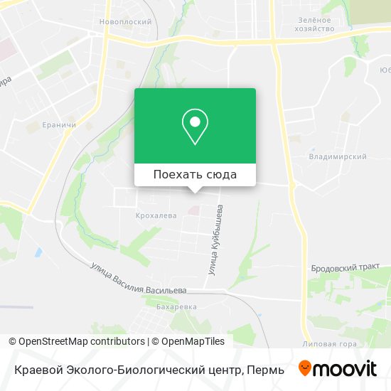 Карта Краевой Эколого-Биологический центр