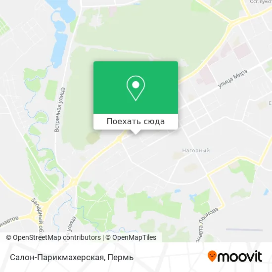 Карта Салон-Парикмахерская