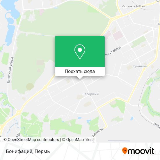 Карта Бонифаций