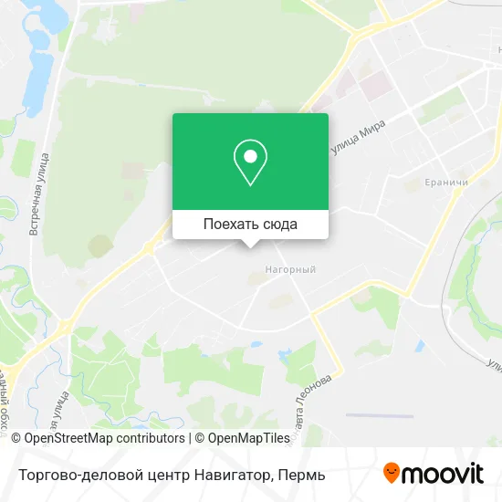Карта Торгово-деловой центр Навигатор