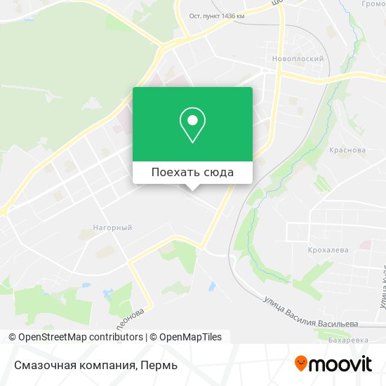 Карта Смазочная компания