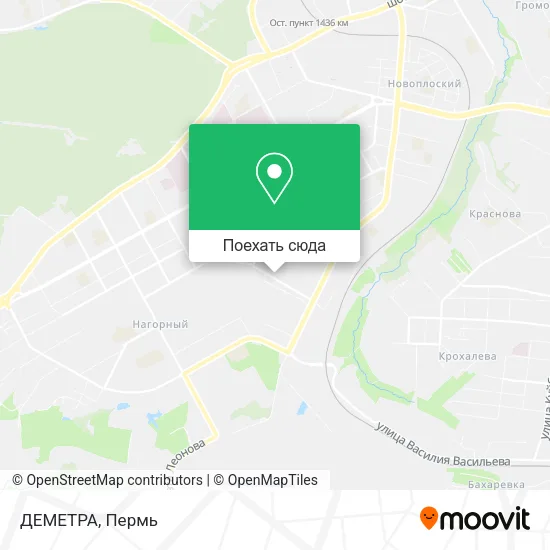 Карта ДЕМЕТРА