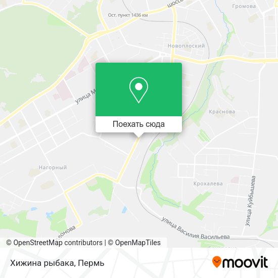 Карта Хижина рыбака