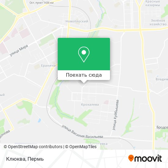 Карта Клюква