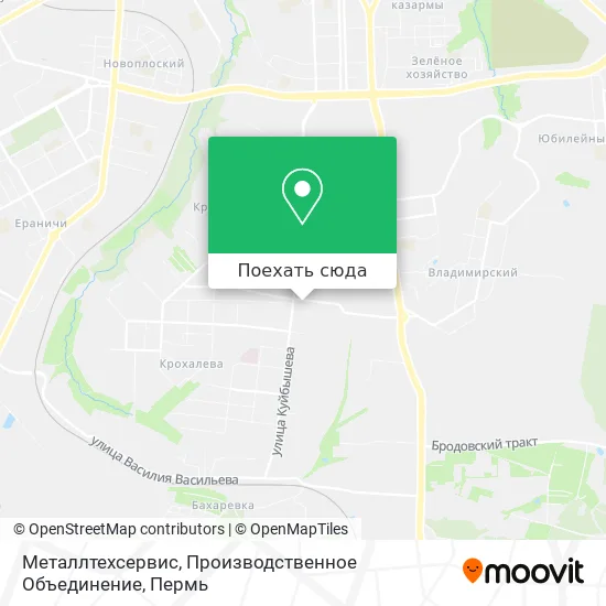 Карта Металлтехсервис, Производственное Объединение