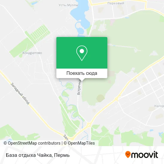 Карта База отдыха Чайка