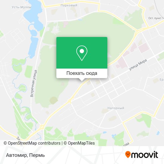 Карта Автомир