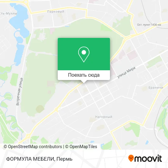 Карта ФОРМУЛА МЕБЕЛИ