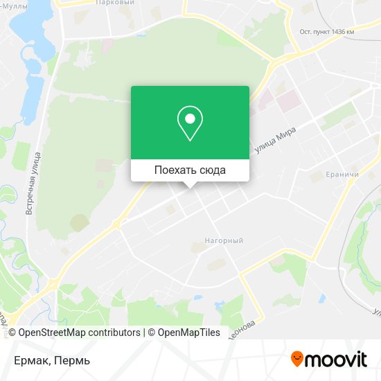 Карта Ермак