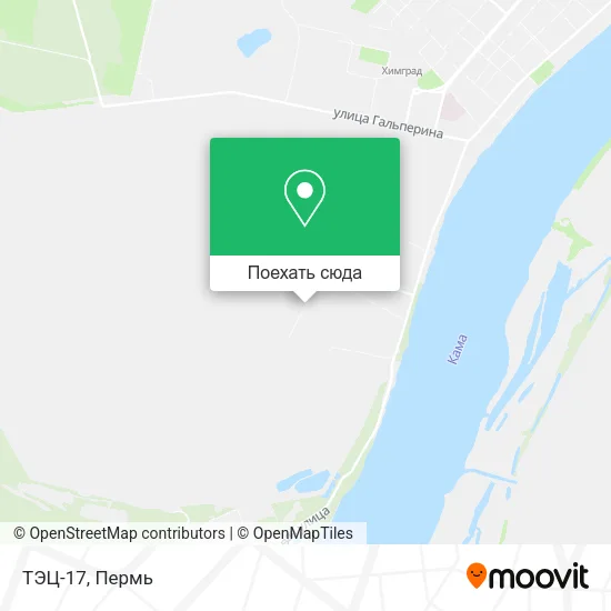 Карта ТЭЦ-17