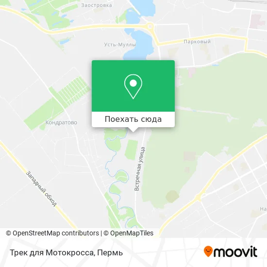 Карта Трек для Мотокросса