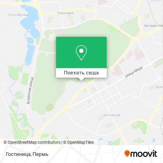 Карта Гостиница
