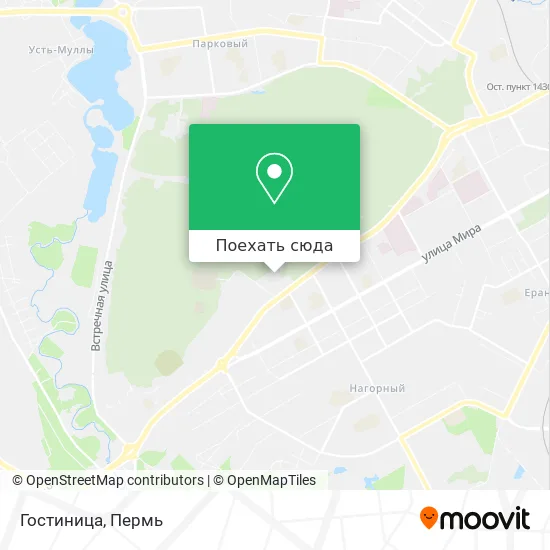 Карта Гостиница