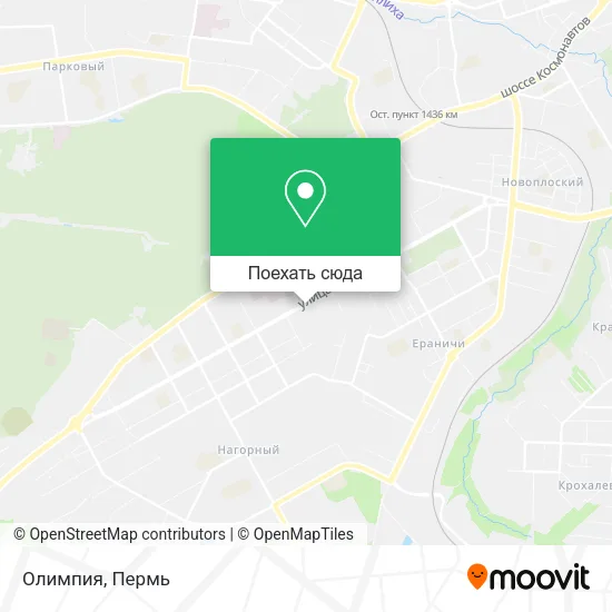 Карта Олимпия
