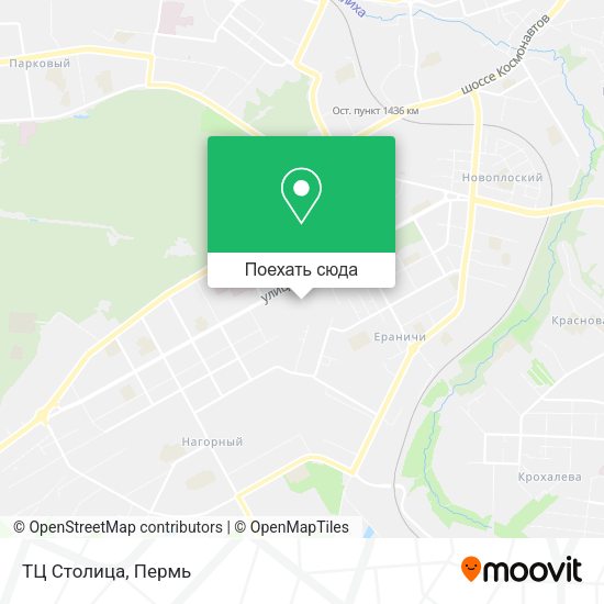 Карта ТЦ Столица