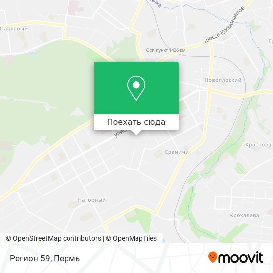 Карта Регион 59