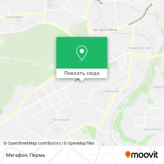 Карта Мегафон