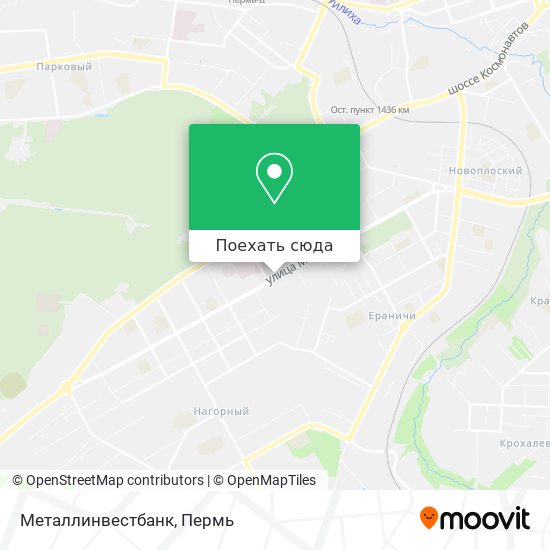 Карта Металлинвестбанк