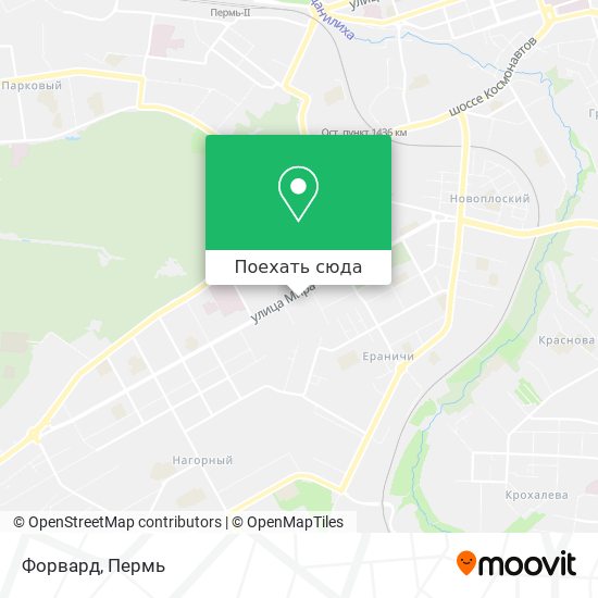Карта Форвард
