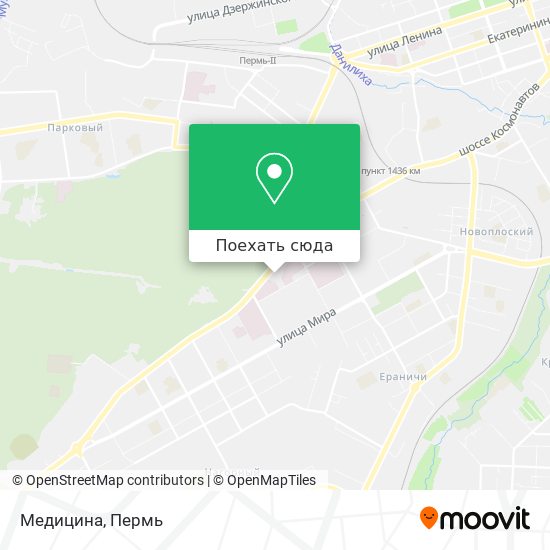 Карта Медицина