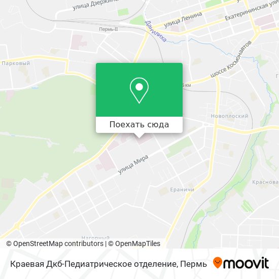Карта Краевая Дкб-Педиатрическое отделение