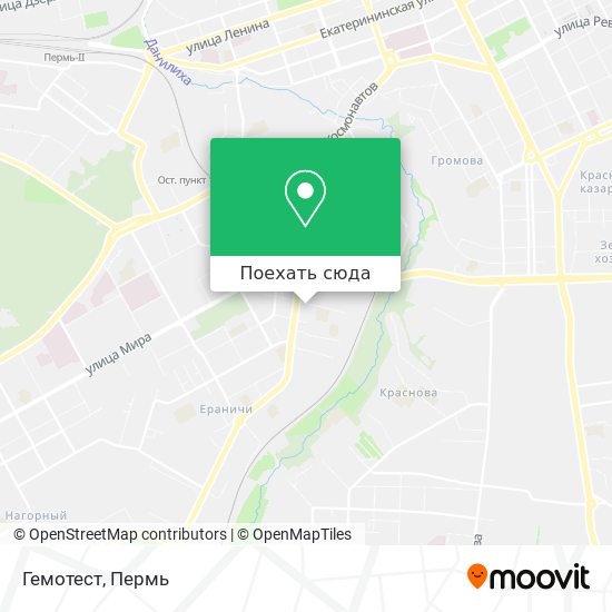 Карта Гемотест