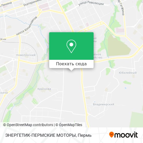 Карта ЭНЕРГЕТИК-ПЕРМСКИЕ МОТОРЫ