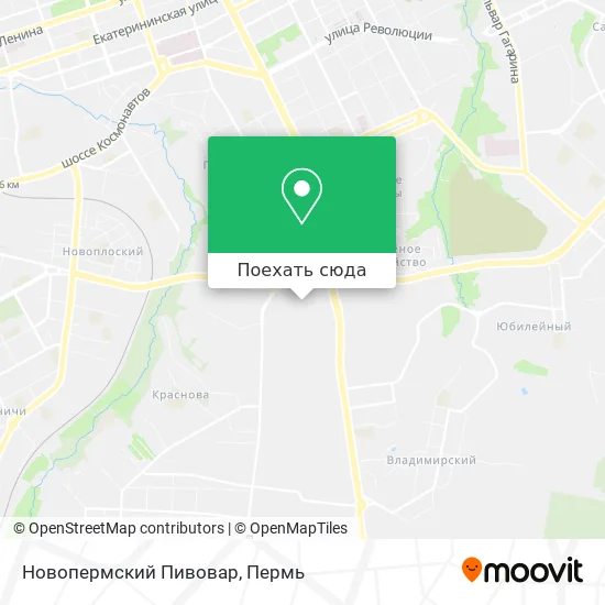 Карта Новопермский Пивовар