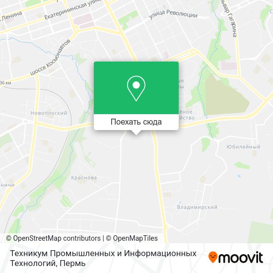 Карта Техникум Промышленных и Информационных Технологий