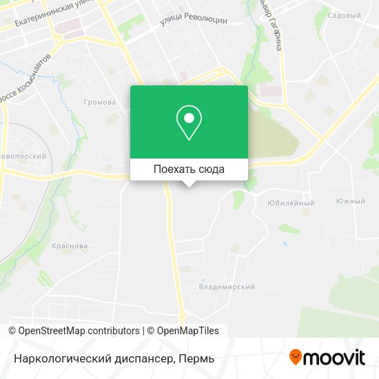 Карта Наркологический диспансер
