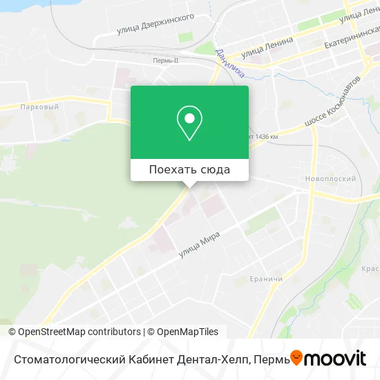Карта Стоматологический Кабинет Дентал-Хелп