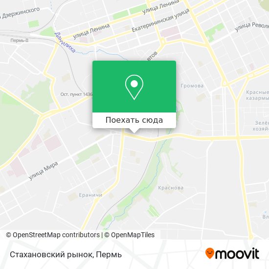 Карта Стахановский рынок