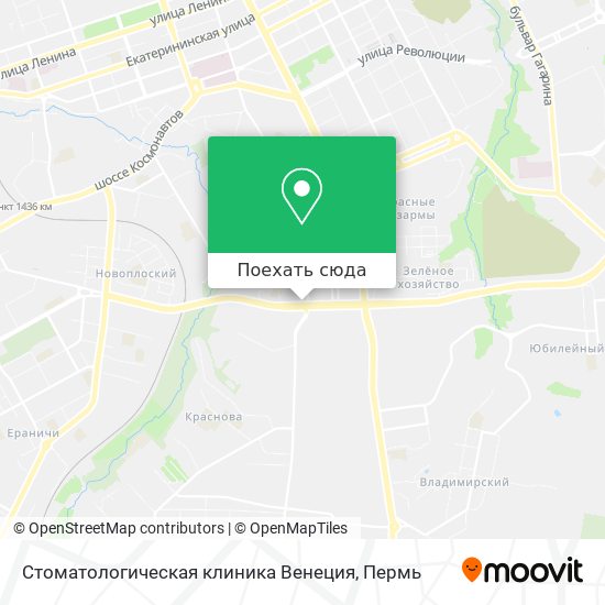 Карта Стоматологическая клиника Венеция