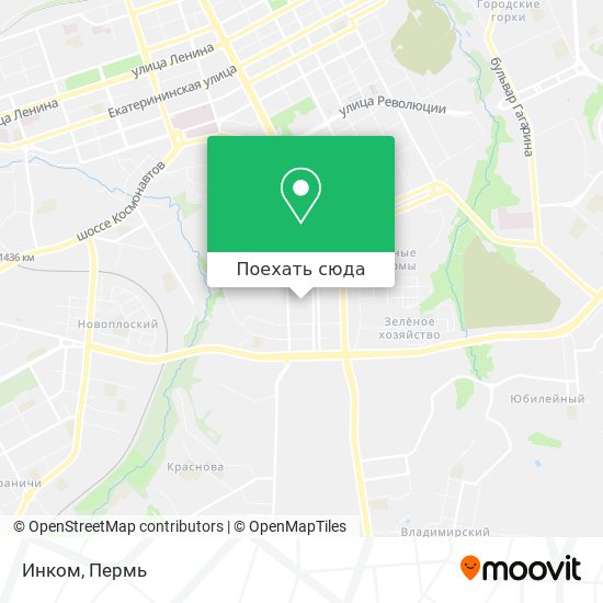 Карта Инком