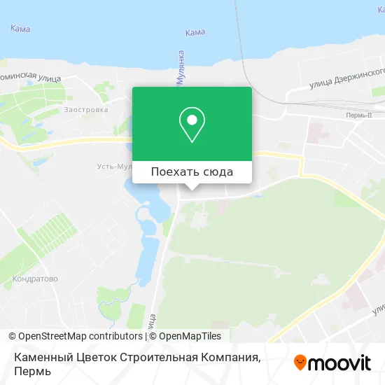 Карта Каменный Цветок Строительная Компания