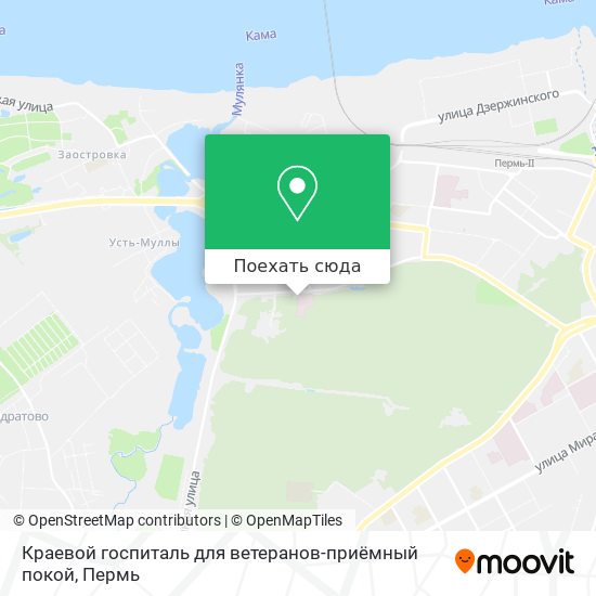 Карта Краевой госпиталь для ветеранов-приёмный покой