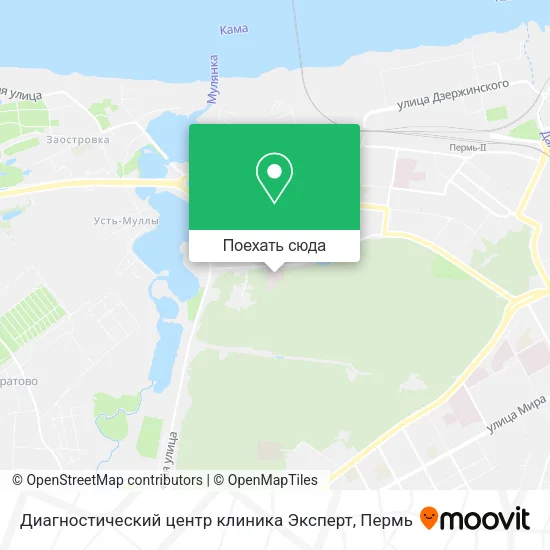 Карта Диагностический центр клиника Эксперт