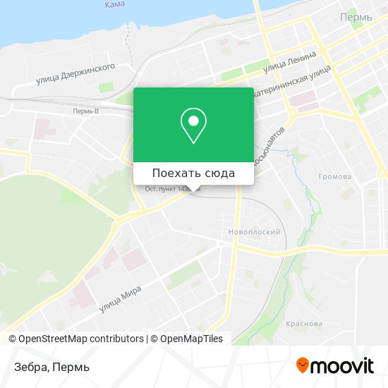Карта Зебра