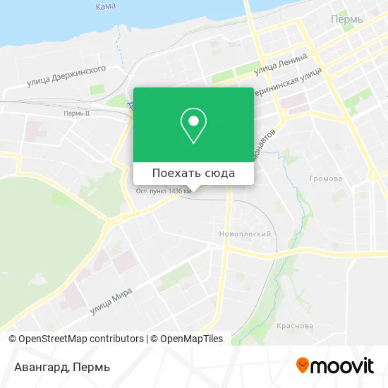 Карта Авангард