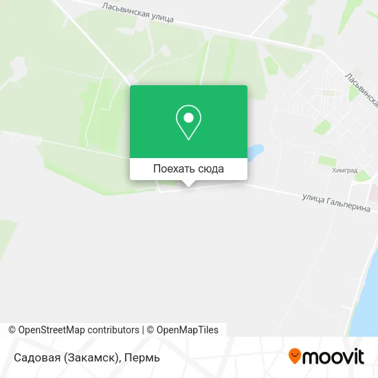 Карта Садовая (Закамск)