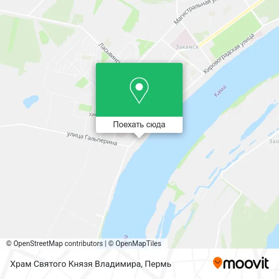 Карта Храм Святого Князя Владимира