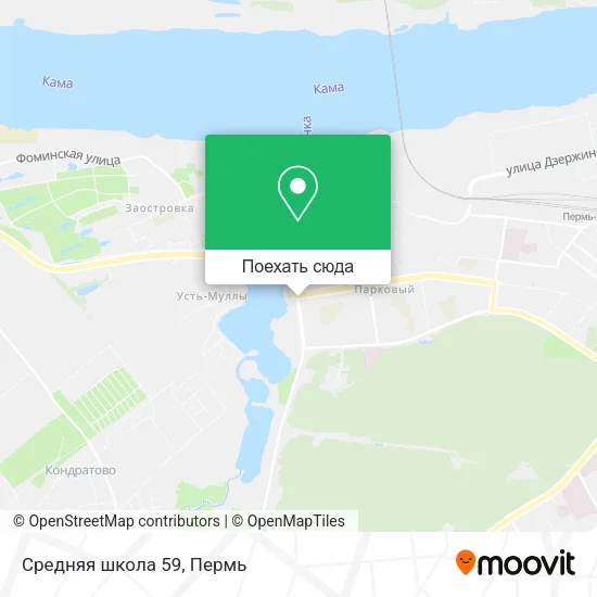 Карта Средняя школа 59