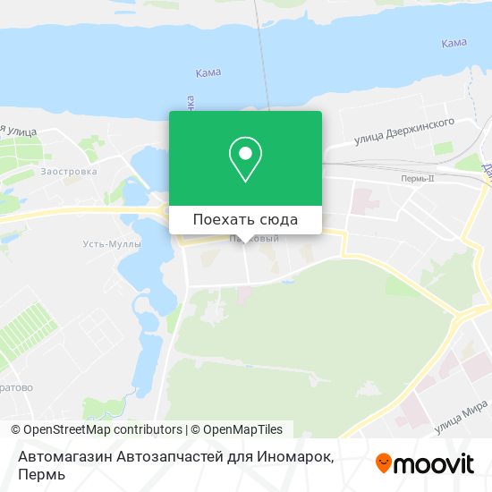 Карта Автомагазин Автозапчастей для Иномарок