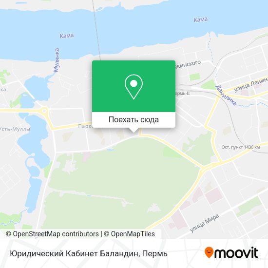 Карта Юридический Кабинет Баландин