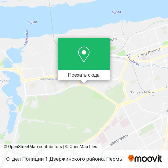 Карта Отдел Полиции 1 Дзержинского района