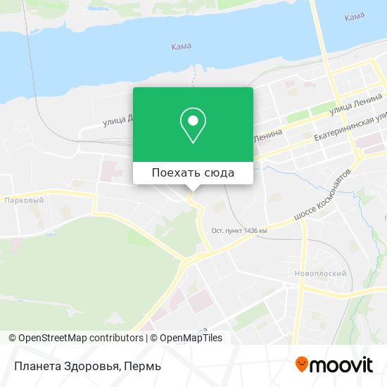 Карта Планета Здоровья