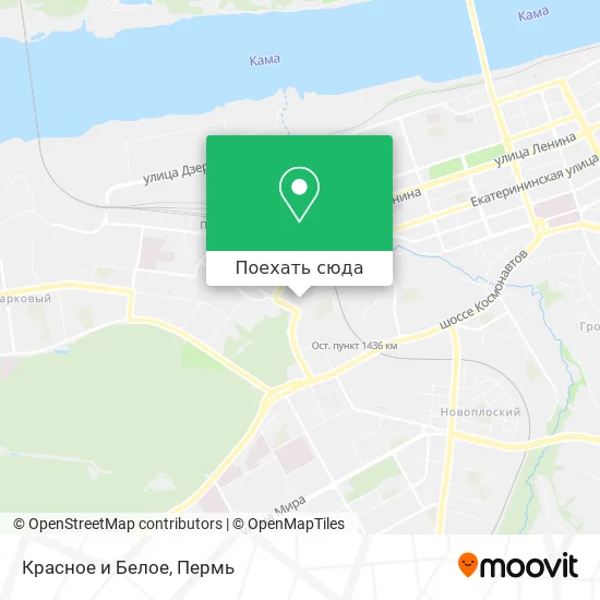 Карта Красное и Белое