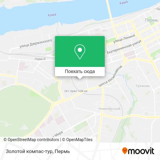 Карта Золотой компас-тур